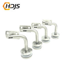 Stainless Steel Glass Handrail Bracket,L Shape,Fixed Flat Base,Glass Care Wall Care,Glass Clamp/Clips,Stairs Accessories 2024 - buy cheap