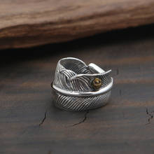 100% puro 925 prata esterlina jóias takahashi goros anel penas abertura anéis para presente de aniversário masculino e feminino 2024 - compre barato