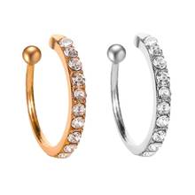 1PCS Clips Earring for Women Unisex Minimalist Fashion Cartilage Hoop Earrings Sets Ear Cuff fake piercing Clip on Earring 2024 - buy cheap