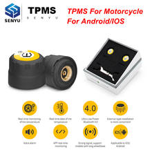 Система контроля давления в шинах TPMS для мотоциклов, система контроля давления в шинах с Bluetooth для Android/IOS, система контроля давления в шинах, TPMS 2024 - купить недорого