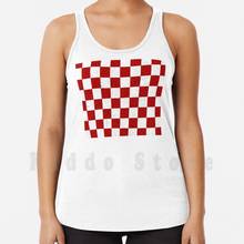 Croatia Red & White tank tops vest 100% Cotton Croatian Croatia Cr Hr Hrvatska Europe Kids Pride Football Rakitic 2024 - buy cheap