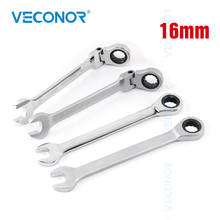 16mm Ratchet Key Wrench 72T Ratcheting Head Mirror/Dull Polished Single Wrench Tool Open-end Combination Spanner for Repairing 2024 - buy cheap