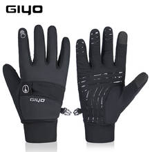 GIYO-guantes de Ciclismo de invierno para hombre y mujer, protectores de manos de dedo completo para ciclismo de montaña, esquí, motocicleta, conducción, a prueba de viento 2024 - compra barato