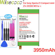 Аккумулятор WISECOCO LIS1529ERPC 3950 мАч для SONY Xperia Z1 mini Xperia Z1 Compact D5503 M51w, высококачественный аккумулятор для телефона + трек-код 2024 - купить недорого