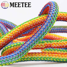 Meetee 20Meters 5mm Polyester Weave Round Cords Crochet Rope for Bags Pants Clothes Decoration DIY Home Textile Accessories 2024 - buy cheap