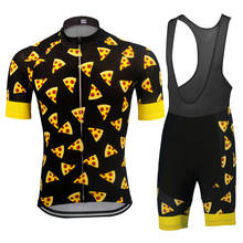 Conjunto de ropa de ciclismo para hombre, Jersey de calidad profesional con almohadilla de Gel transpirable, ropa de ciclismo personalizada, novedad 2024 - compra barato