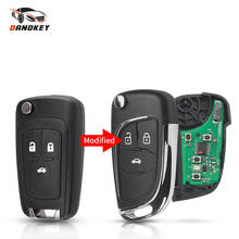 Dandkey-llave de Control remoto modificado para coche, 2/3/4/5 botones para Opel Zafira Corsa 315/433MHz, Chip ID46, Balde sin cortar HU100 2024 - compra barato