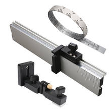 Woodworking Profile Fence and T Track Slot Miter Gauge Stainless Steel Ruler for Saw Table Benches/Woodworking Router 2024 - buy cheap