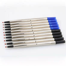 10pc Rollerball Pen ink Refills black or blue metal office 0.7MM Stationery Office school supplies Writing 2024 - buy cheap