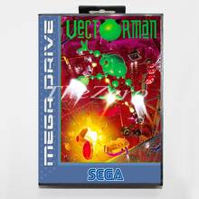 Vectorman-tarjeta de videojuegos MD de 16 bits, con caja, para Sega Mega Drive/Genesis 2024 - compra barato