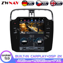 Reproductor Multimedia con Android 10 y navegación GPS para Volkswagen, autorradio estéreo con Carplay, DSP, PX6, 4 + 128GB, pantalla Vertical Tesla, para VW Polo 2011-2018 2024 - compra barato