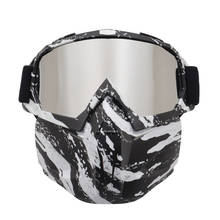 Óculos de inverno com máscara removível uv400, óculos antirreflexo para esqui, motocicleta e snowboard 2024 - compre barato