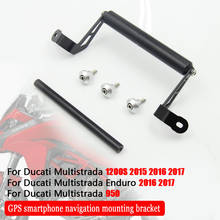 Areyourshop-Soporte de navegación GPS para motocicleta, accesorio de teléfono inteligente para DUCATI MULTISTRADA 950 1200 Enduro 2015-2017 2016, Piezas de motocicleta 2024 - compra barato