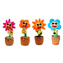 Potted  Plants Swing Dancing Singing Doll Plush Toys Tabletop Decor Ornaments Kids Birthday Gift Party Favors 2024 - buy cheap