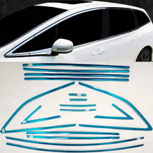 Cubierta embellecedora de acero inoxidable para ventana de coche, accesorio de decoración Exterior, Jade 2013-2020 para Honda, 16 Uds. 2024 - compra barato