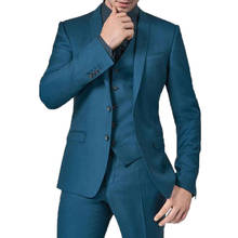 Mans Wedding Suits Peaky Blinders Groom Wear Suit Party Suit Wedding Suit Business Suit Wedding Prom Dresses (Jacket+Pants+Vest) 2024 - buy cheap