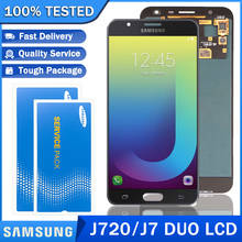 Samsung-tela lcd para smartphone, original, sensível ao toque, peças para reposição, ideal para samsung galaxy j7 duo 2018, j720, j720f 2024 - compre barato
