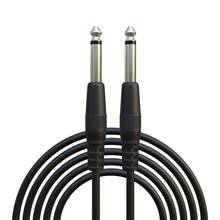 1/4 Inch TS plug to 1/4 Inch TS Plug Guitar Cable 6.35mm to 6.35mm Mono Plug Male to Male Electric Instrument Cable 1.5Meters 2024 - buy cheap