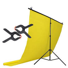 Photography PVC Backdrop Background Support Stand System Metal Backgrounds Support For Photo Studio With 2 Clamps 100*200CM 2024 - buy cheap