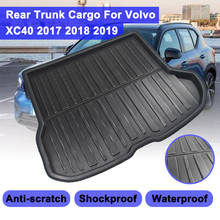 Rear Trunk Cover Matt Mat Boot Liner Floor Carpet Car Tray Boot Liner Cargo Mud Non-slip For Volvo XC40 2017-2019 Waterproof 2024 - buy cheap