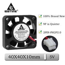 1pcs Gdstime 5V 40x40x10mm 40mm Brushless Axial DC Quieter Cooling Fan 40x10mm 4cm Mini 3D Printer Exhaust Cooler Fan 2024 - buy cheap