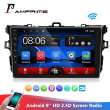 AMPrime 9'' Android 2.5D Screen Radio Car GPS Radio Bluetooth USB Audio WIFI Player For Corolla Autoradio Multimedia Player 2024 - buy cheap