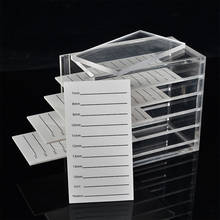 Clear False Fake Eyelash Storage Case Lash Adhesive Glue Holder Pallet Tray Box Eyelash Extensions Cosmetic Storage Display 2024 - buy cheap