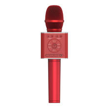 Tosing 04 mais novo 2 em 1 handheld sem fio karaoke microfone bluetooth alto-falante portátil cantar gravação música ktv player microfones 2024 - compre barato