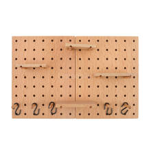 1 Set 1/12 Wooden Miniature Dollhouse Pegboard Tool Shelf for BJD, OB11 Doll House Funiture Accessories Mini Toys 2024 - buy cheap
