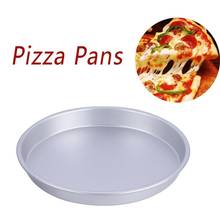 Kapmore 1pc Non-Stick Round Aluminium Alloy Baking Tray Heat-Resistant Pizza Baking Pan DIY Baking Tools For Kitchen 2024 - buy cheap