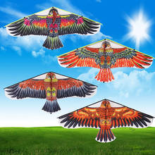 1M Flat Eagle Kite With 30 Meter Kite Line Children Flying Bird Kites Windsock Outdoor Toys Garden Cloth Toys For Kids Gift 2024 - buy cheap