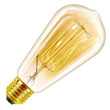 2 шт. ST64 40W электрическая лампочка эдисона светильник лампа накаливания Ретро Винтаж промышленные лампы накаливания светильник Бесплатная доставка 2024 - купить недорого