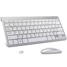 French AZERTY Layout Wireless Keyboard Mouse Combo Small Portable Keyboard Wireless Mouse for Laptop Desktop PC Business Travel 2024 - buy cheap