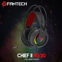 FANTECH HG20 PS4 Gaming Headset проводной PC Gamer Стерео Игровые наушники с микрофоном RGB светодиодные фонари для XBox One/ноутбук планшет 2024 - купить недорого