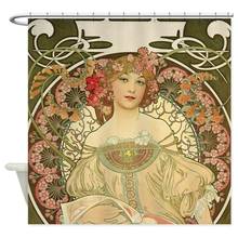 Unique Custom Alphonse Mucha Reverie Shower Curtain 2024 - buy cheap