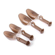 Footful High Quality 2 Sizes Women & Men Professional Plastic Shoes Tree Stretcher Shaper Adjustable Brown 2024 - buy cheap