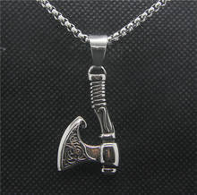 Cool Axe Pendant 316L Stainless Steel Fashion Cool Fashion Axe Mens Pendant 2024 - buy cheap