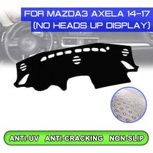 Коврик для приборной панели автомобиля, нескользящий коврик с защитой от грязи и ультрафиолета для Mazda 3 Axela 2014 2015 2016 2017 2024 - купить недорого