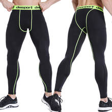 Men Compression Tight Leggings Running Sports Male Gym Fitness Jogging Pants Quick Dry Trousers Workout Training Yoga Bottoms 2024 - buy cheap