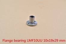 LMF10UU 10mm x 19mm x 29mm brida redonda Cojinete de bolas buje para eje de varilla parte cnc 1 piezas 2024 - compra barato