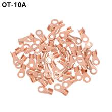 10PCS OT-10A 5.2mm Dia Red Copper Circular Splice Crimp Terminal Wire Naked Connector for 1.5-4 Square Cable Free Shipping 2024 - buy cheap