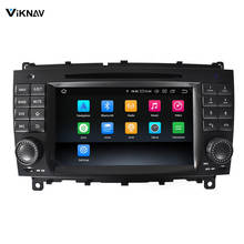 Radio con GPS para coche, reproductor multimedia con android, 2 din, pantalla, receptor estéreo, para Benz c-w203 CLK W209 2004-2007 2024 - compra barato