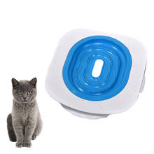 Новый Пластик кошки приучение к горшку комплект Кошачий лоток щенок наполнитель для кошачьего туалета коврик для кошачьего туалета тренировочный туалет для очистки питомца кота обучающая 2024 - купить недорого