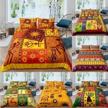 Quality Printed Bohemia Ethnic Style Duvet Cover Set Mandala Bedding Set For Adults kids Bedclothes 2/3pcs Queen King Twin Size 2024 - buy cheap