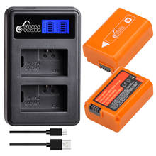 2160mAh NP FW50 NPFW50 Battery + LCD Dual USB Charger for Sony A6000, A6500,A6400, A6300, A7, A7II, A7RII, A7SII, A7S, ZV-E10 2024 - buy cheap