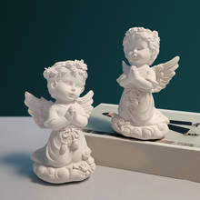 Estatua de Ángel, adornos artesanales de resina, figurita de querubín, obra de arte, escultura, regalos 2024 - compra barato