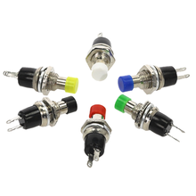 6pcs PBS-110 7MM Momentary Push button Switch Press the reset switch On Off Push Button Micro Switch Normally closed NC 2024 - buy cheap