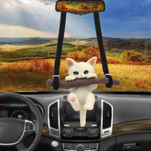 Bemost автомобильный кулон, украшения для любителей кошек, авто зеркало заднего вида, милое ветровое украшение для кошек, Висячие аксессуары 2024 - купить недорого