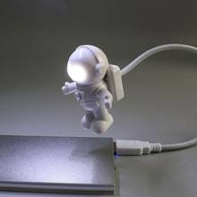 1pcs Astronaut Spaceman USB LED Adjustable Night Light For Computer PC Lamp Desk Light Pure White 2024 - buy cheap