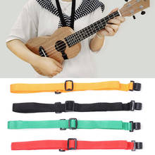 1PC Universal Adjustable Nylon Ukulele Strap Guitar Hang Neck Music Instrument Straps Sling With Hook Durable Guitar Accessories 2024 - buy cheap